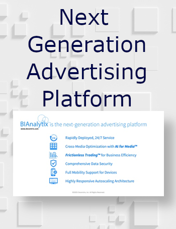 view next generation advertising platform infographic