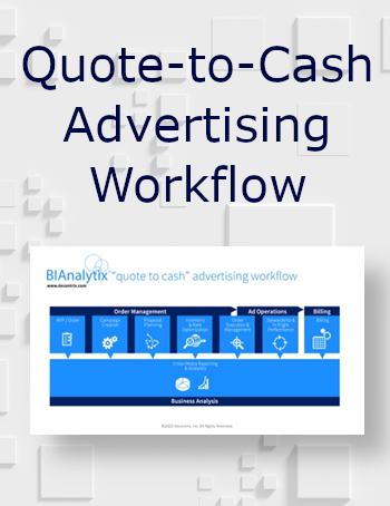 view quote to cash advertising workflow infographic